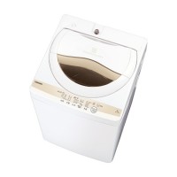 【時間指定不可】TOSHIBA(東芝) 洗濯・脱水容量5kg 全自動洗濯機 AW-5GA1-W (グランホワイト)