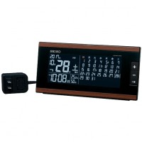 SEIKO(セイコー) 電波置時計 『マンスリーカレンダー搭載 交流式電源 デジタル電波置時計』 DL212B