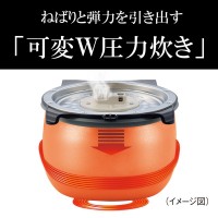 TIGER(タイガー) 5.5合炊き 圧力IHジャー炊飯器 『炊きたて』 JPI-Y100-KY (ブルーブラック)