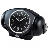 SEIKO(セイコー) PYXIS 目ざまし時計 『ウルトラライデン』 NR441K (黒塗装)