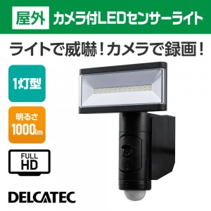 DXアンテナ カメラ付LEDセンサーライト DSLD10CC1